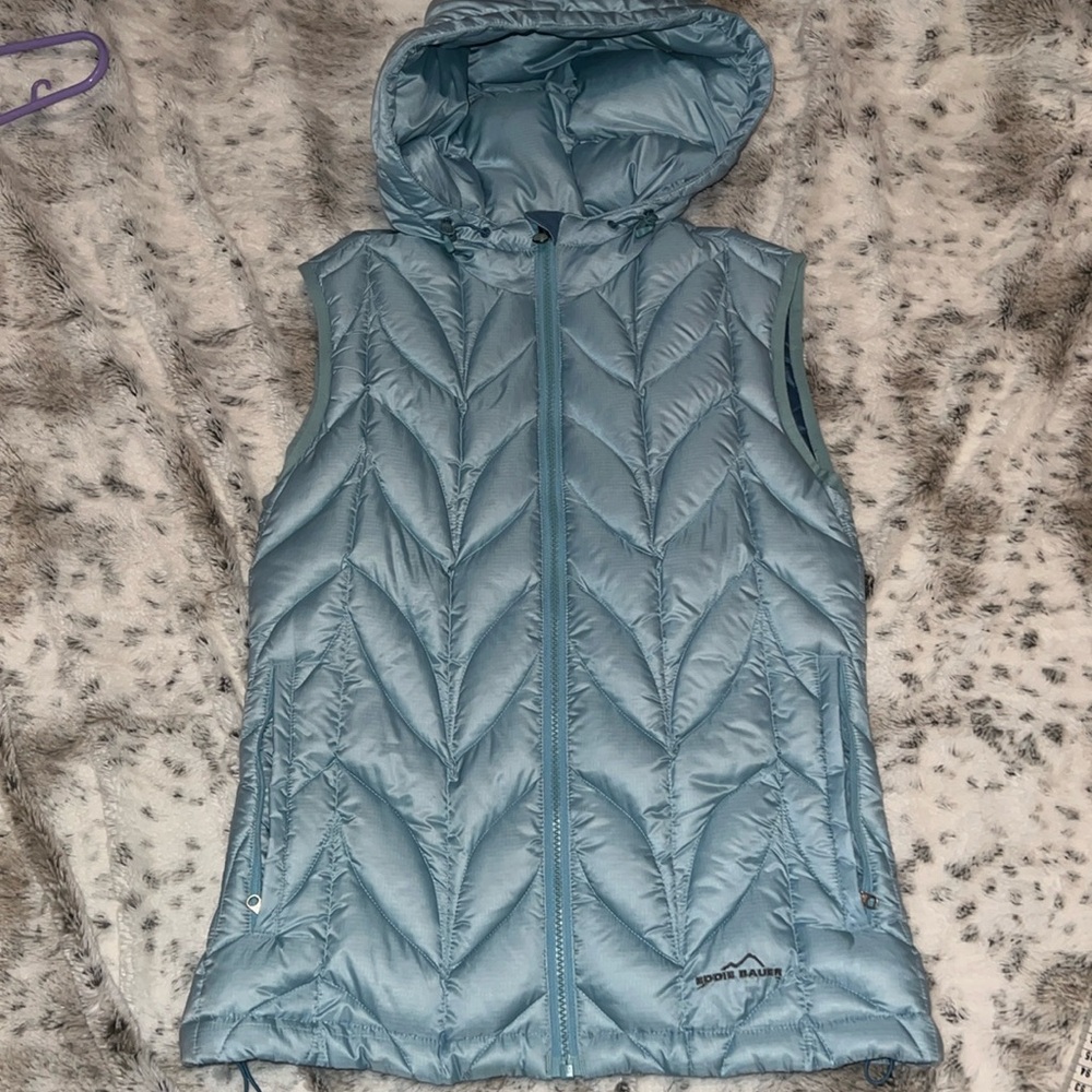 Eddie Bauer premium goose down vest, M
